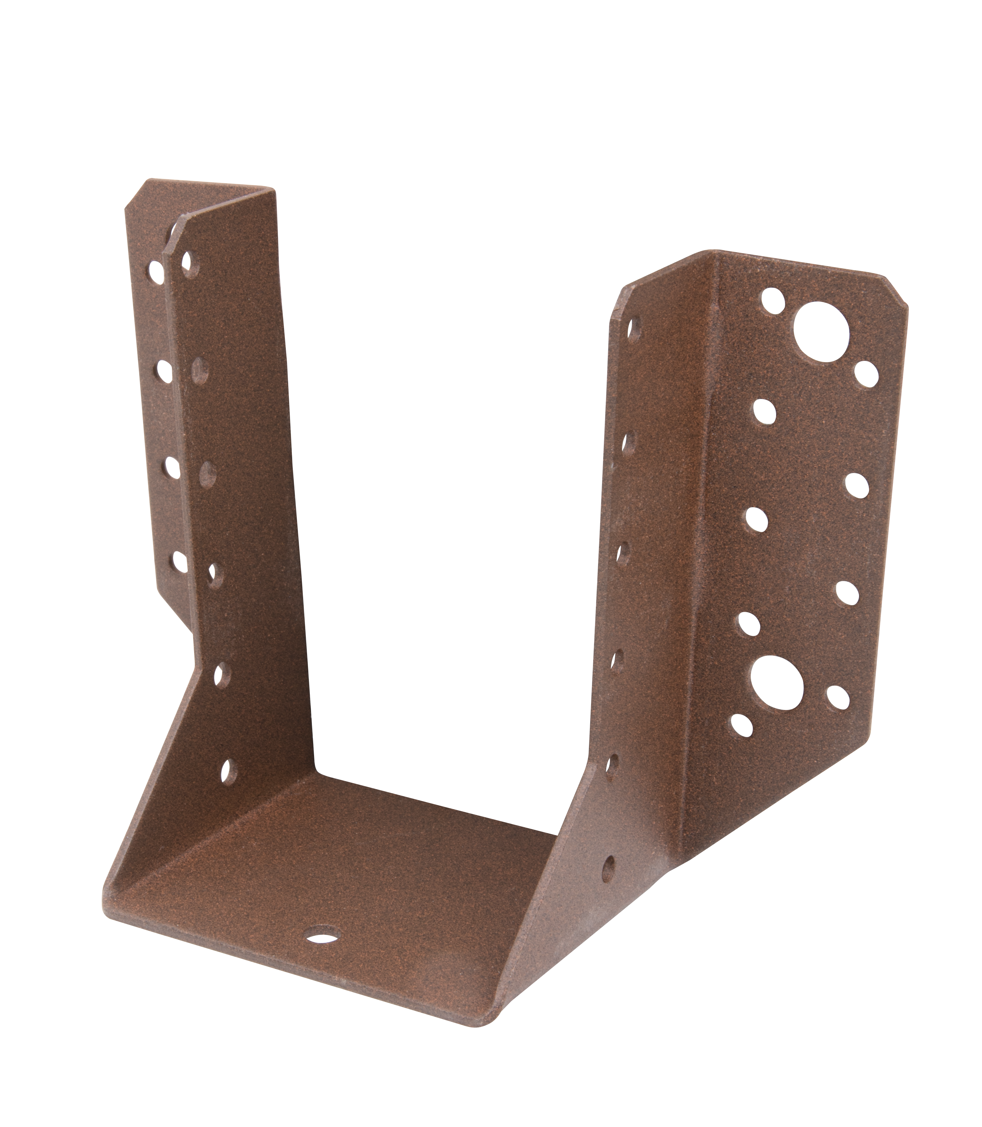 DURAVIS® Balkenschuh, Typ A, Farbe rostbraun, Größe 80x120mm (Inhalt: 25 St./Pack.)