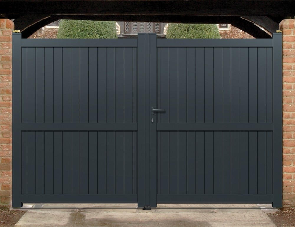 Aluminium Doppeltor Opako - Höhe 140cm, Breite 300cm