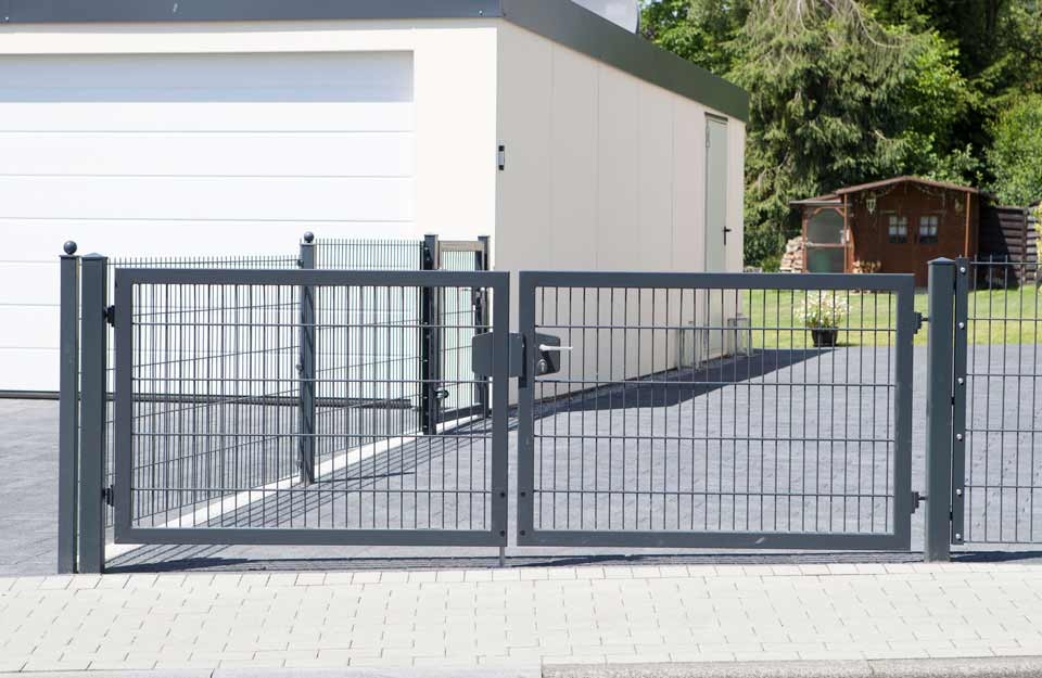 Doppeltor Profi Fix - Höhe 100cm, Breite 200cm (mittig geteilt)