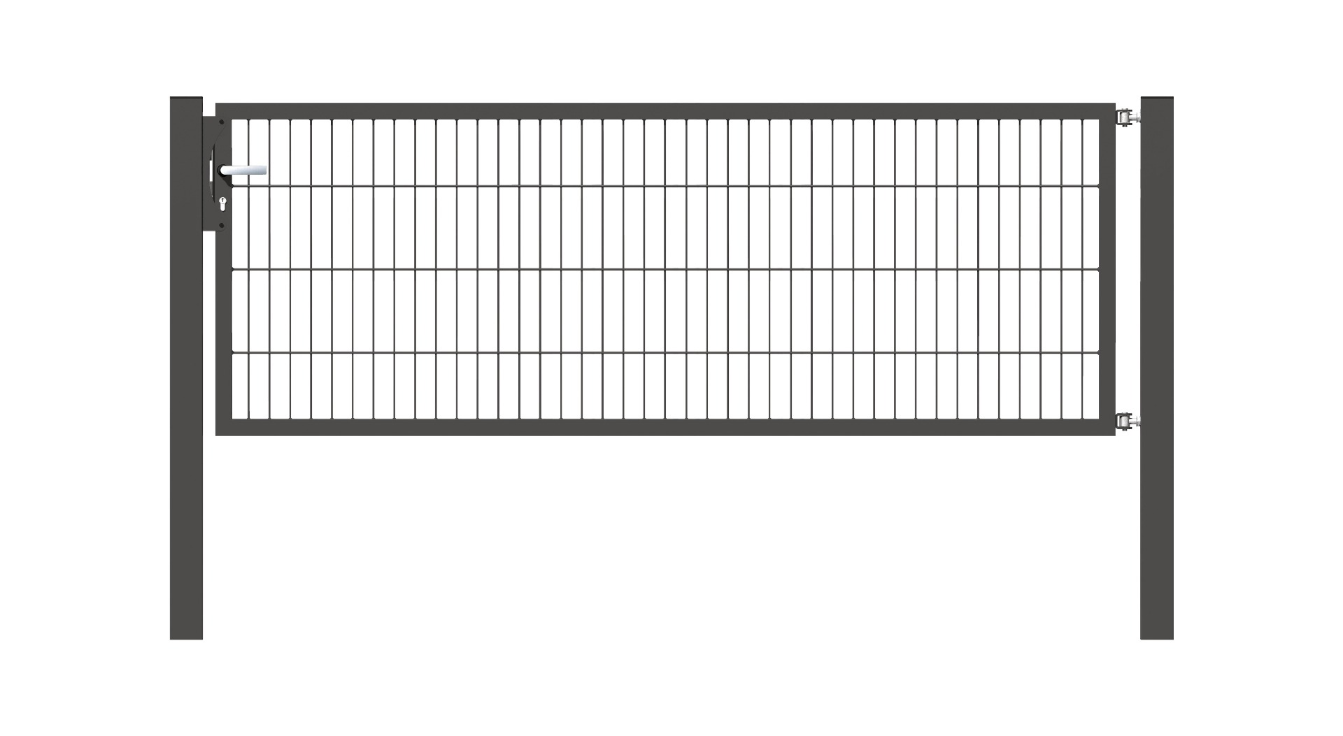 Gartentor Optima Flexo - Höhe 80cm, Breite 225cm