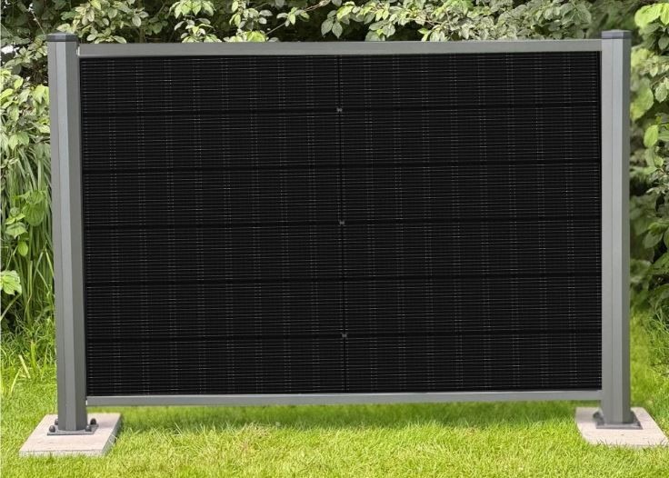 Solarzaun Sunny - Höhe 120cm (Längen 3,64 bis 17,80 Meter), mehrwertsteuerfrei online bei ZAUN24.de kaufen!
