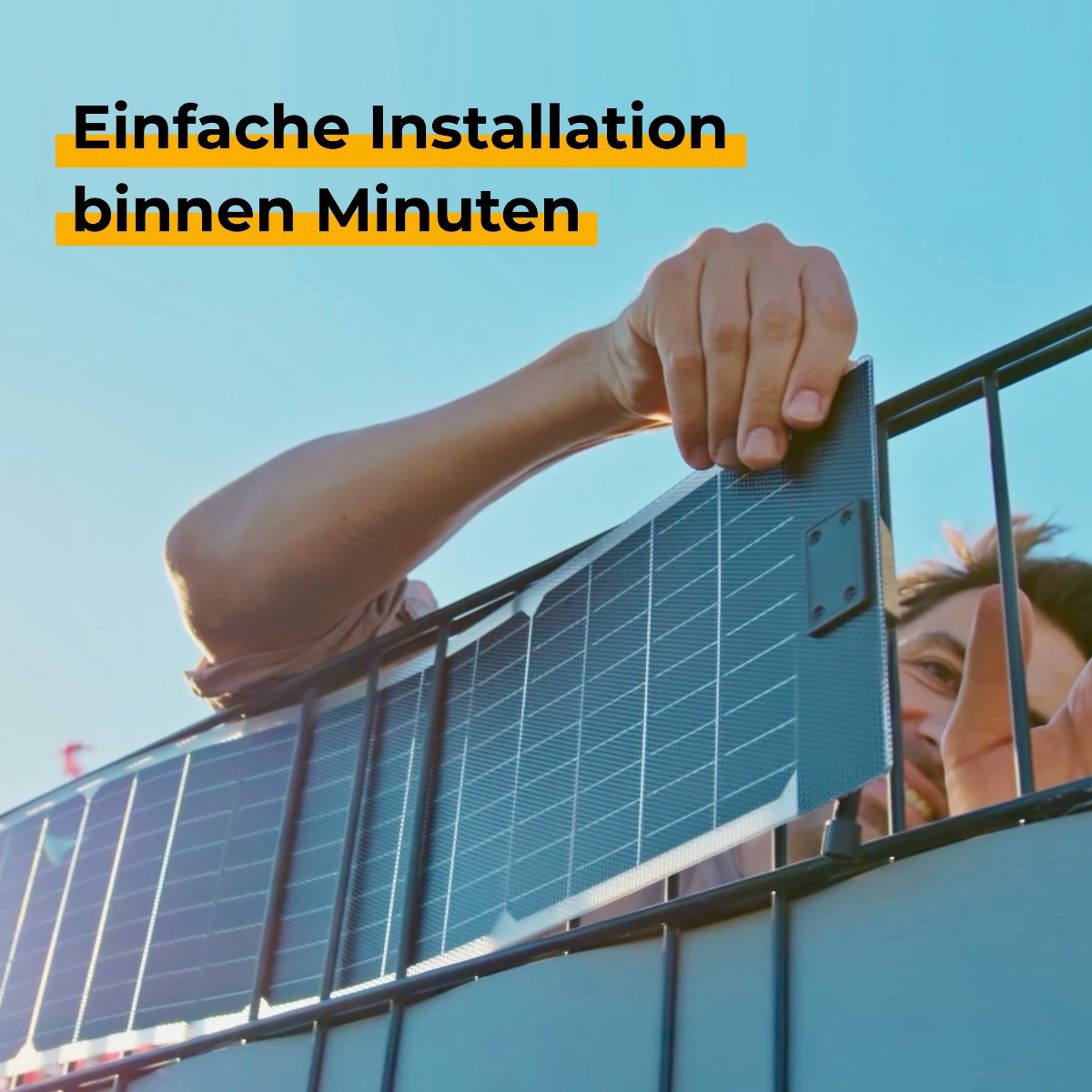 Zaunkraftwerk Sunflex für Doppelstabmattenzaun Plug & Play